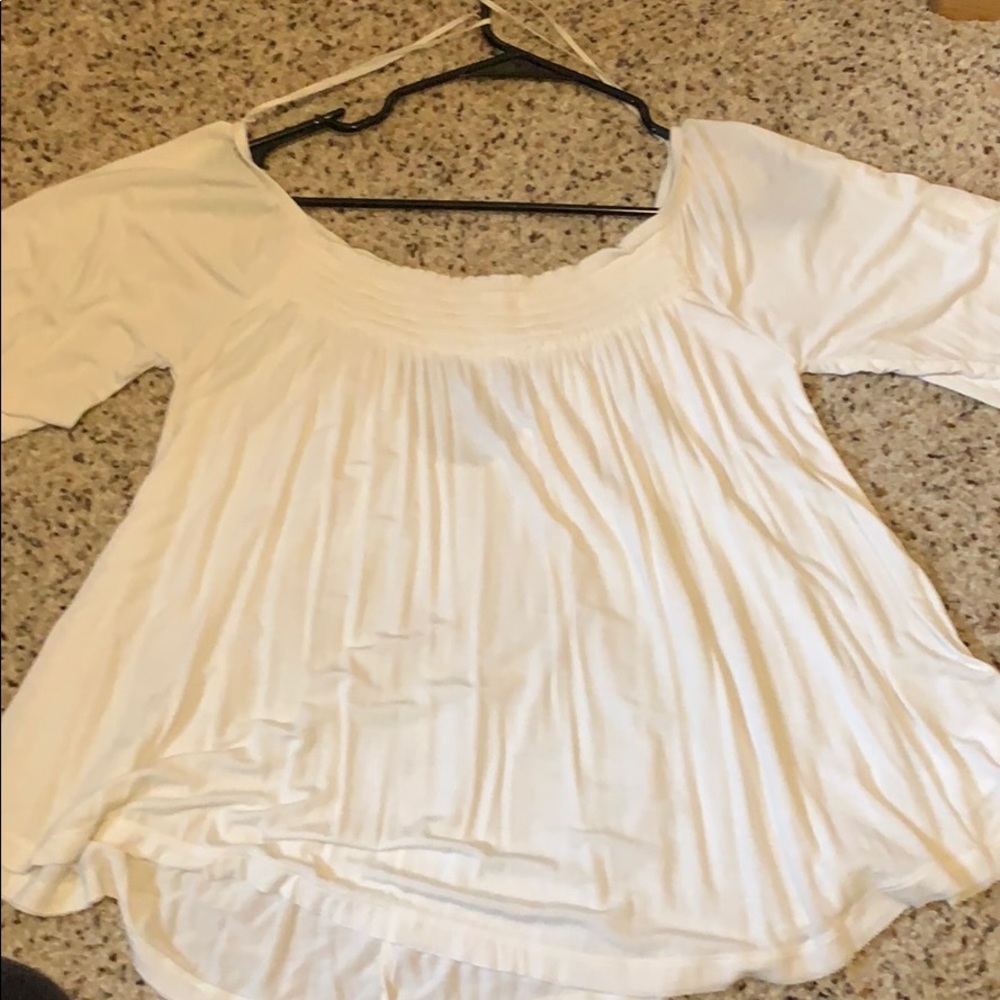 Off The Shoulder American Eagle Shirt